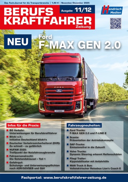 Berufskraftfahrer-Zeitung 11-12/2025