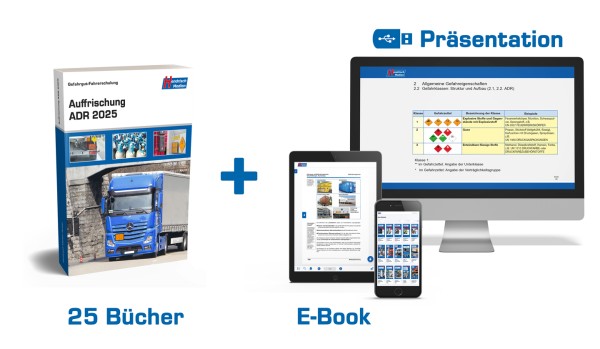 eXpert-Set Gefahrgut-Fahrerschulung | Auffrischung ADR 2025