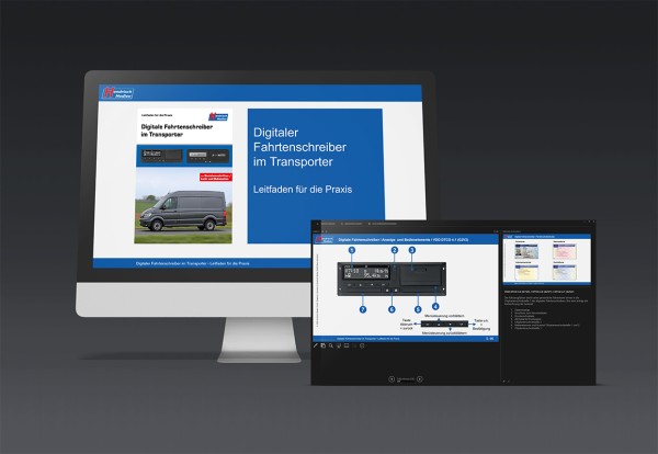 PowerPoint-Präsentation Digitaler Fahrtenschreiber im Transporter
